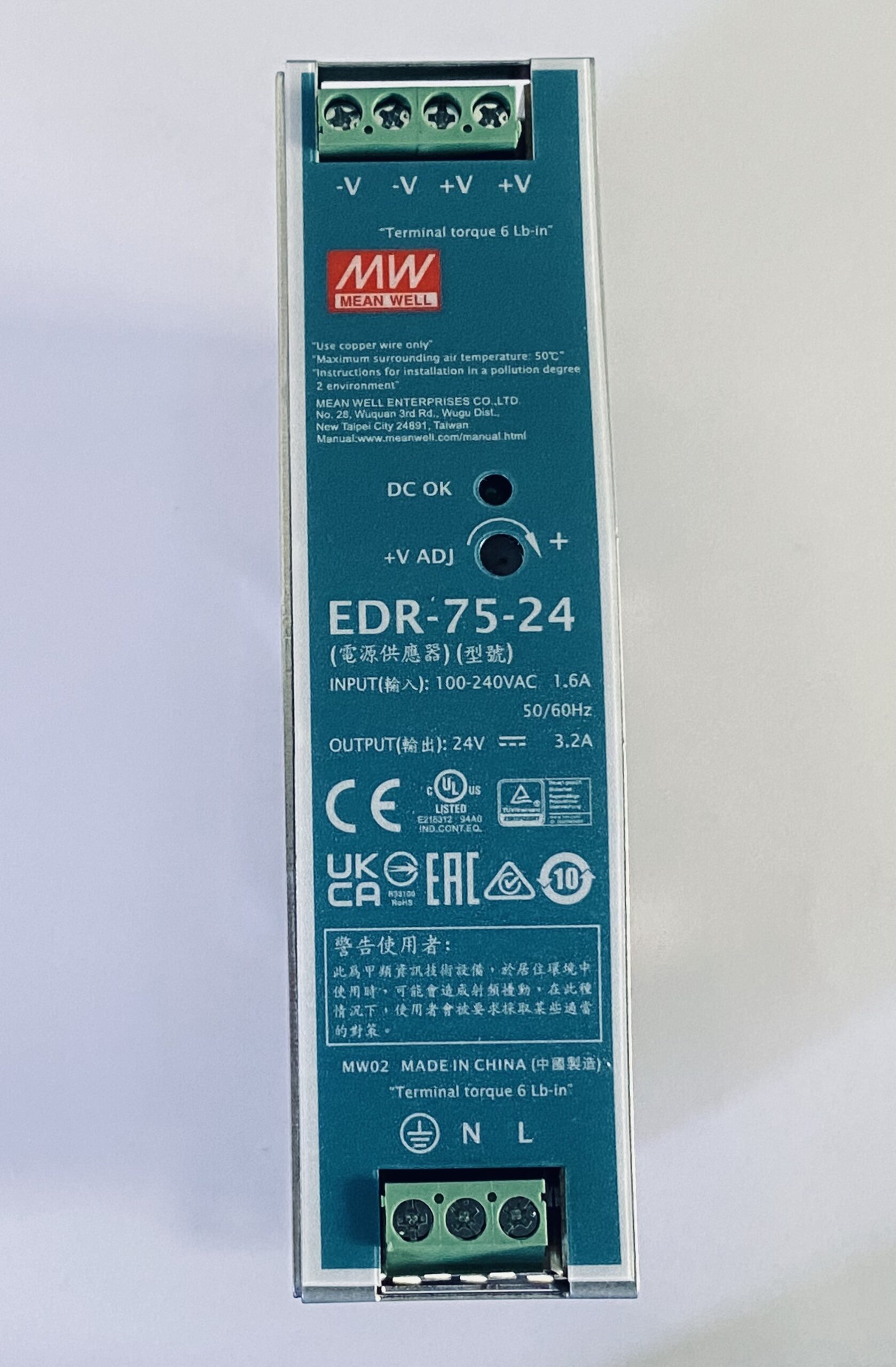 Nguồn meanwell EDR-75-24 Nguồn meanwell EDR-75-24