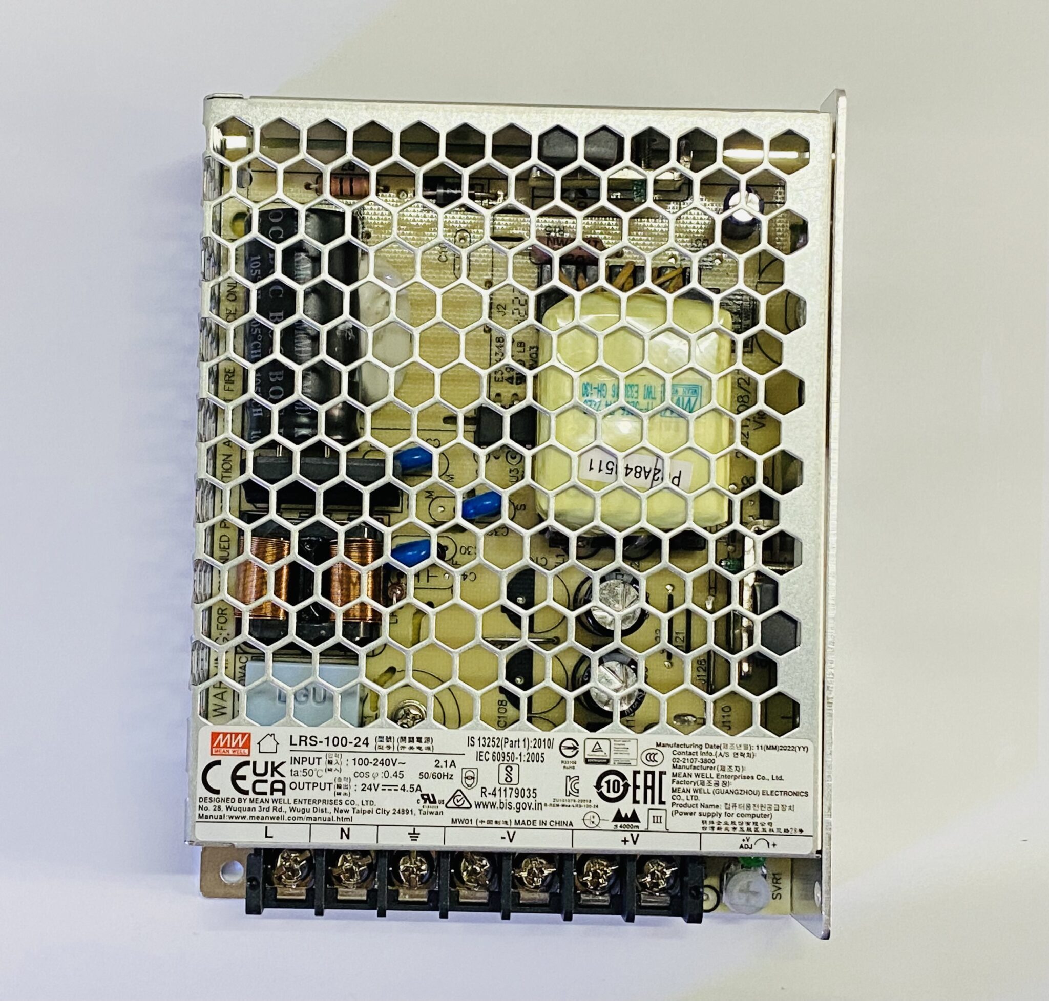 thumbnail image 2 of MEAN WELL LRS-350-24 Power Supply - 350W 24V 14.6A Single Output Industrial Grade 2 of 2