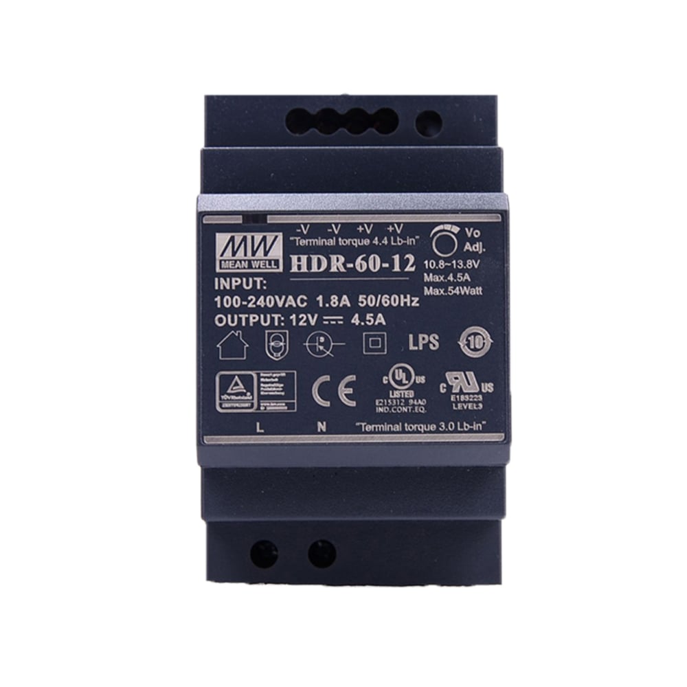 Nguồn meanwell HDR-60-12 Nguồn meanwell HDR-60-12